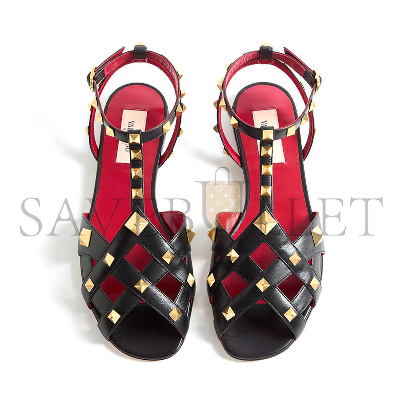 VALENTINO STUDDY KIDSKIN SANDAL 8W2S0NN3JYW_0NO